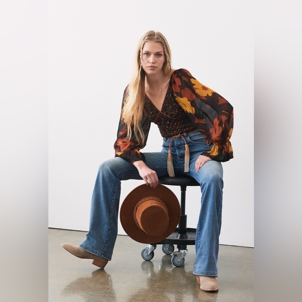 Anthropologie Pilcro - Missy wide leg jeans